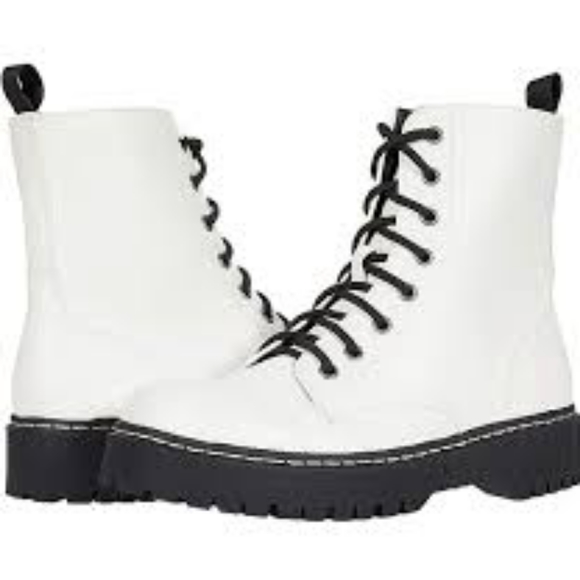 UNIONBAY Hayden Moto Combat Military Platform LaceUp Ankle Boot NWT - Picture 7 of 11